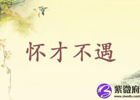 什么生肖怀才不遇