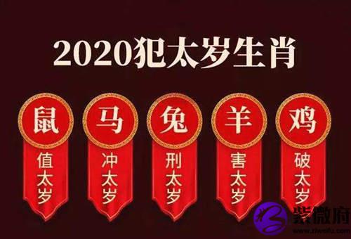 2020年犯太岁的生肖